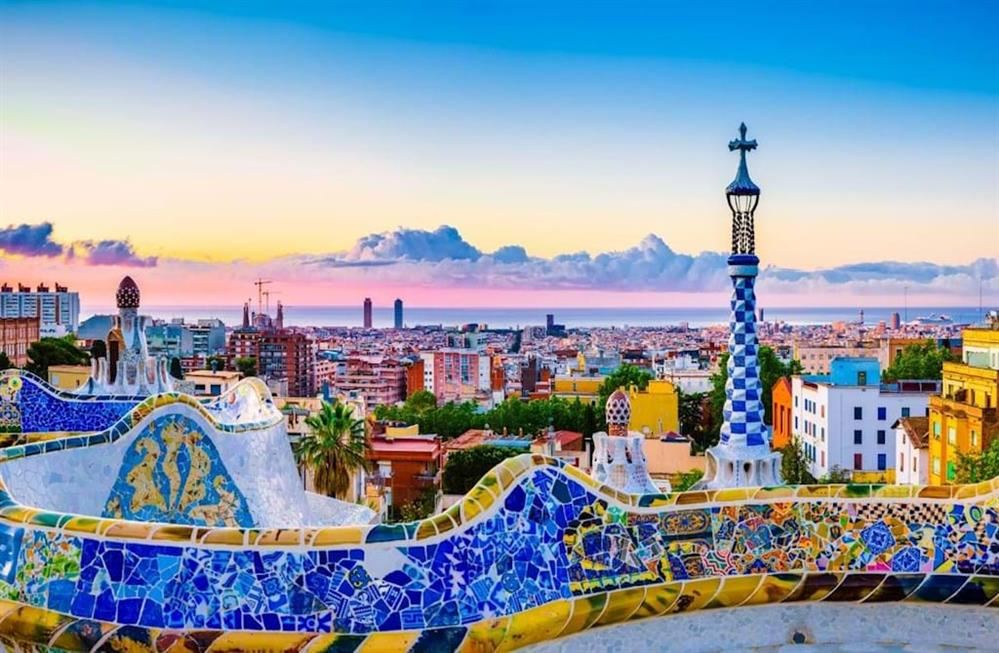 Parque Güell, Barcelona, España